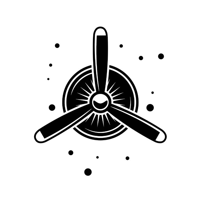 Flugzeug - Propeller - Turbine