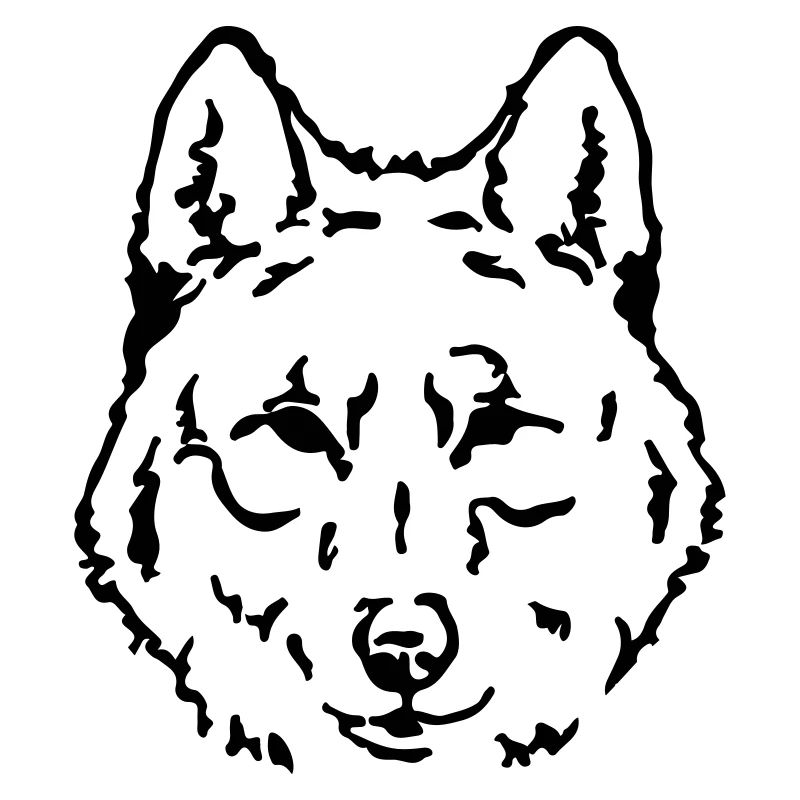 wolf face