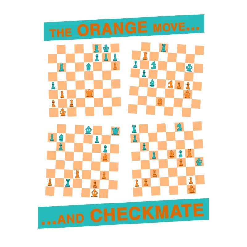The ORANGE move ... and CHECKMATE - easy