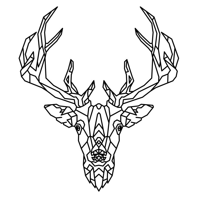 Deer geometric