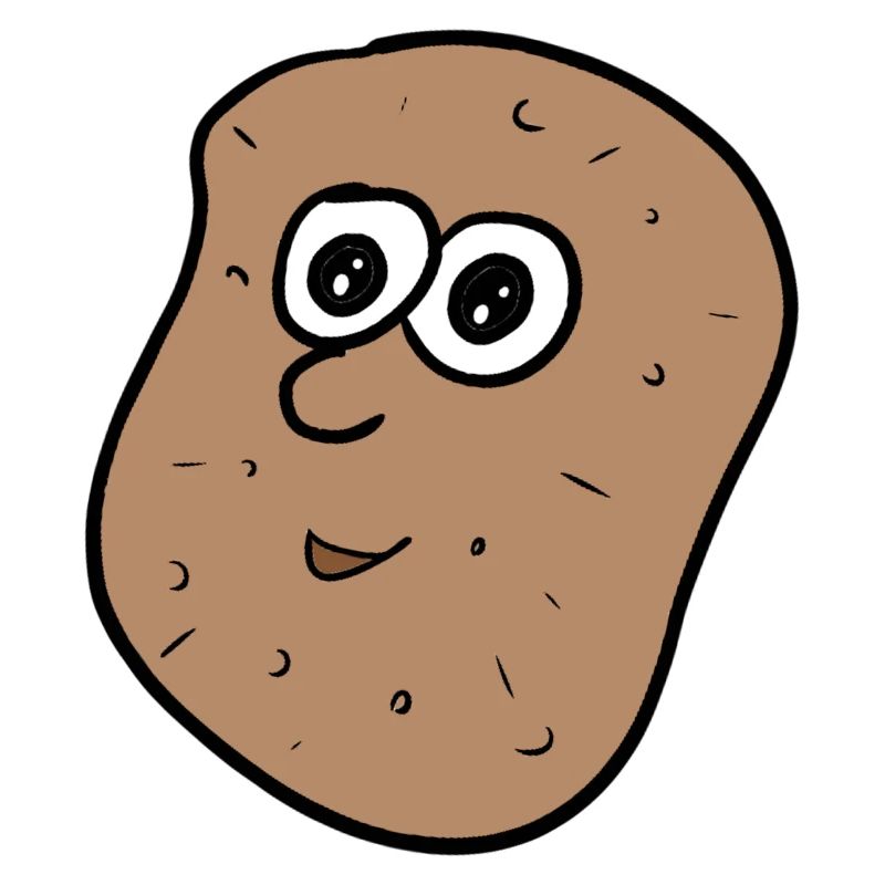 Lustige Kartoffel