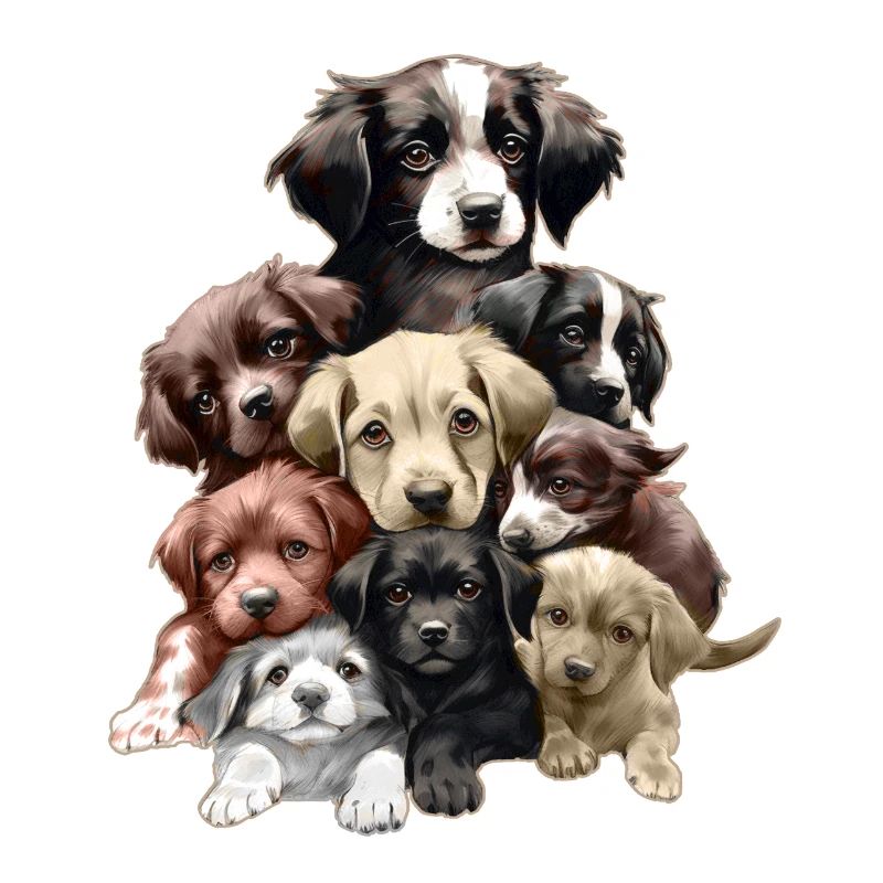 Lustige Hunde