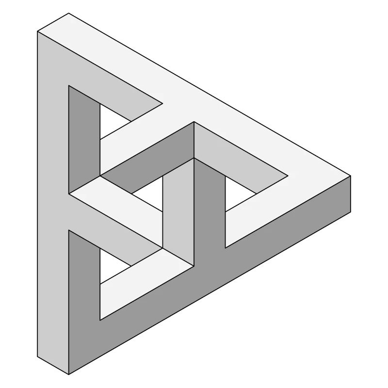 Unmögliche 3D Figur