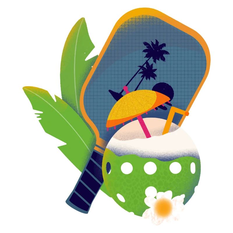 Tropisches Pickleball