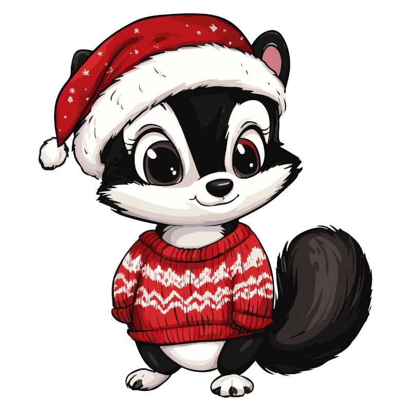Stinktier Weihnachten Comic