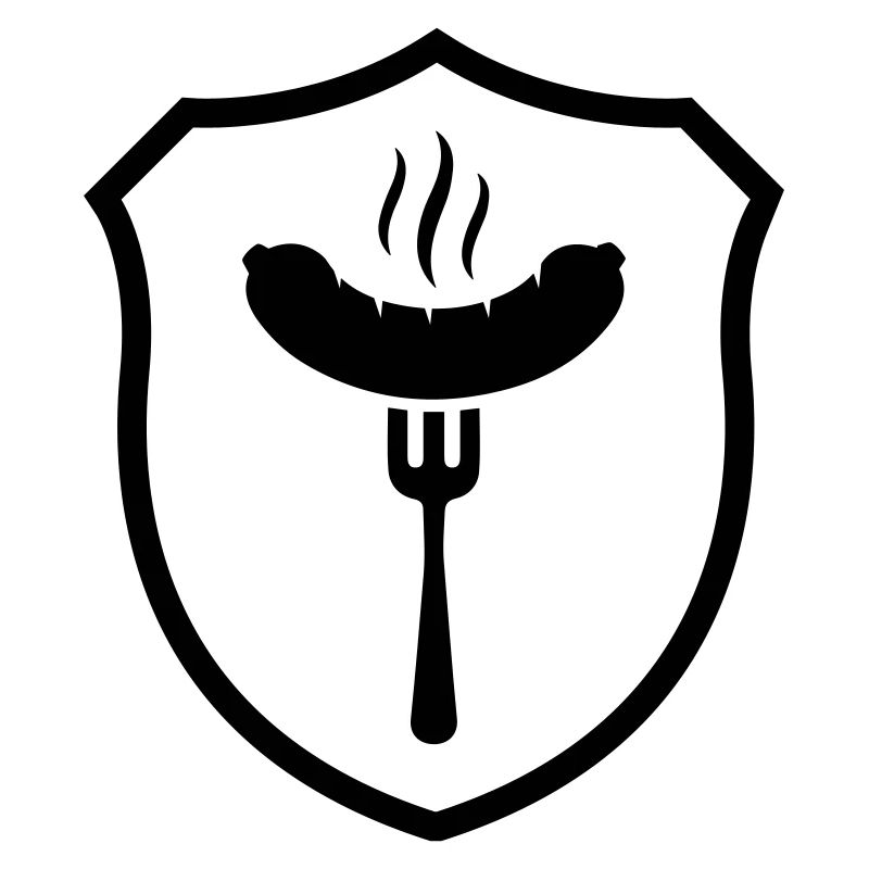 Bratwurst Grill Wappen