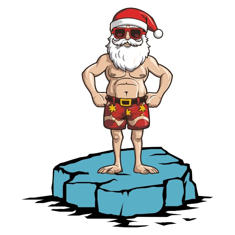 Weihnachtsmann Eisscholle