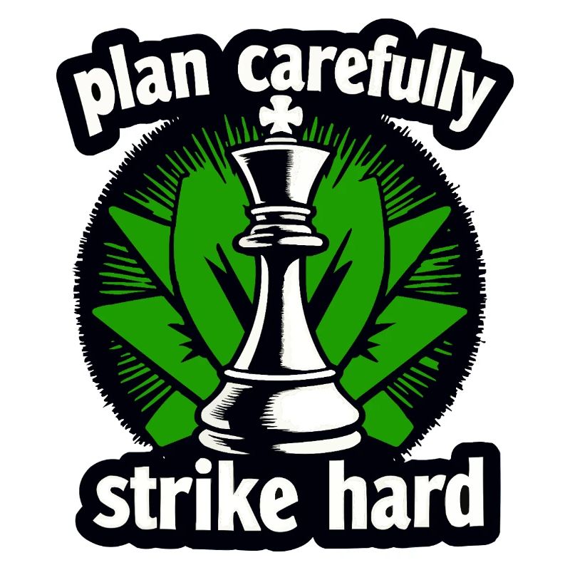 Schach plan carefully strike hard