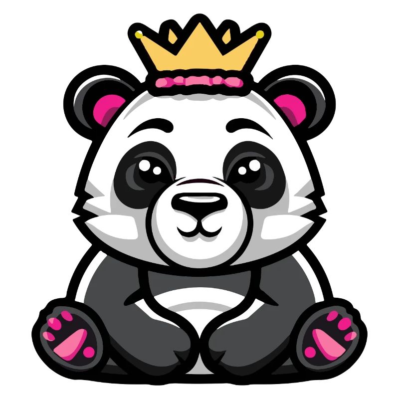 Panda Comic Crown