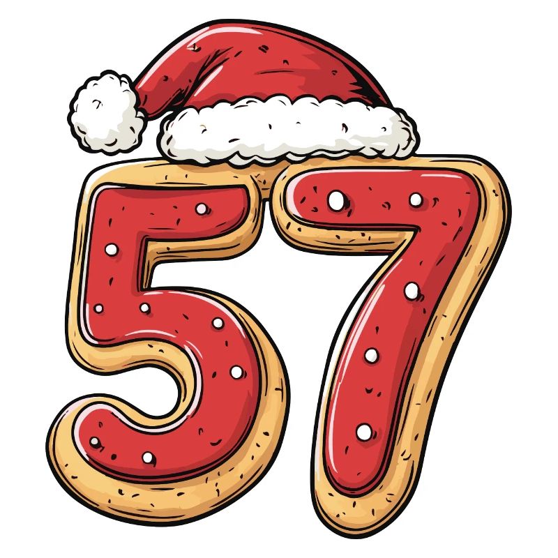 57 Zahl Weihnachten