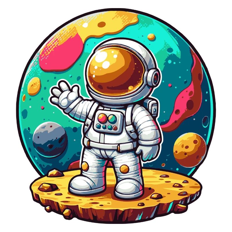 Kleiner Astronaut