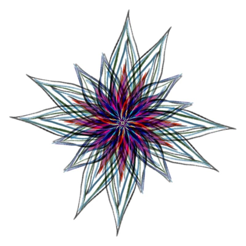 Bunte Blume
