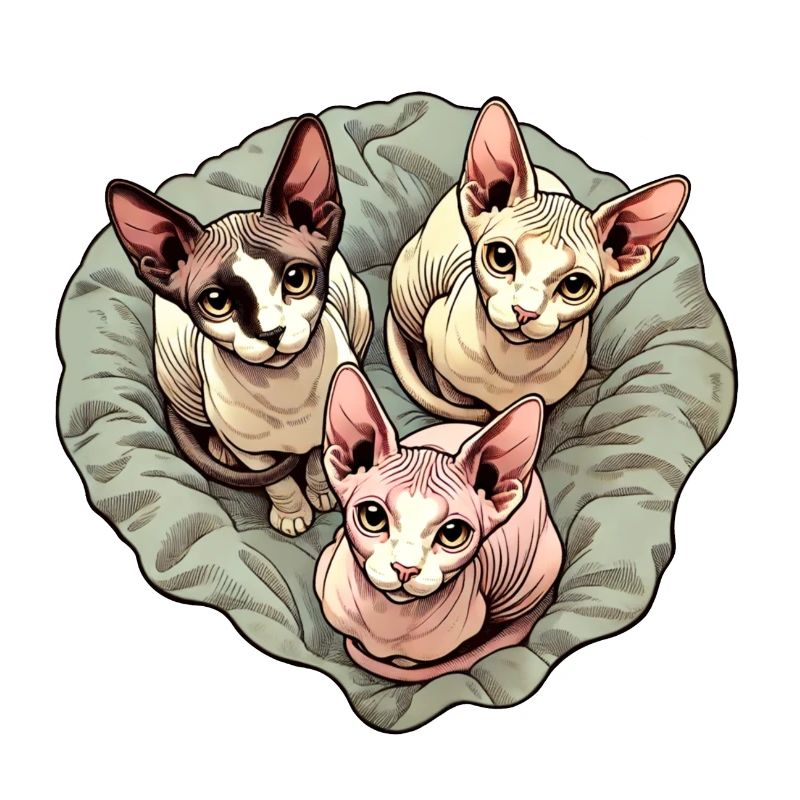 Trio Sphynxkitten