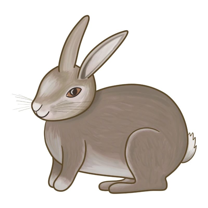 Hase braun