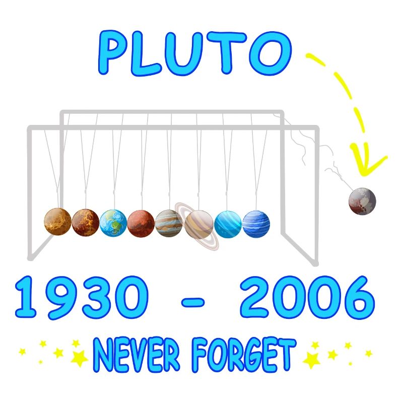 Never Forget Pluto Lustiges Planet Pluto