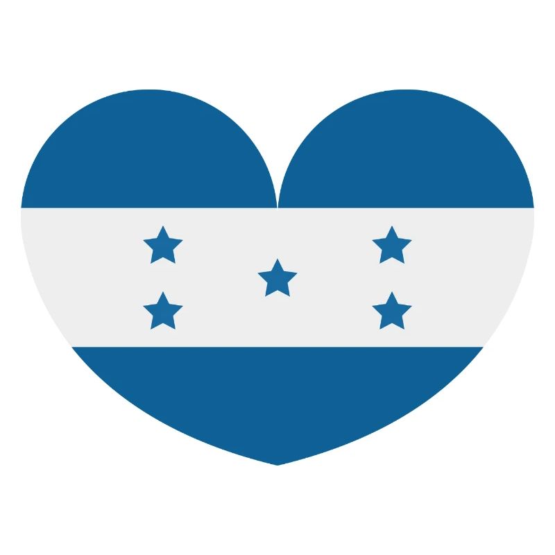 Herzflagge Honduras