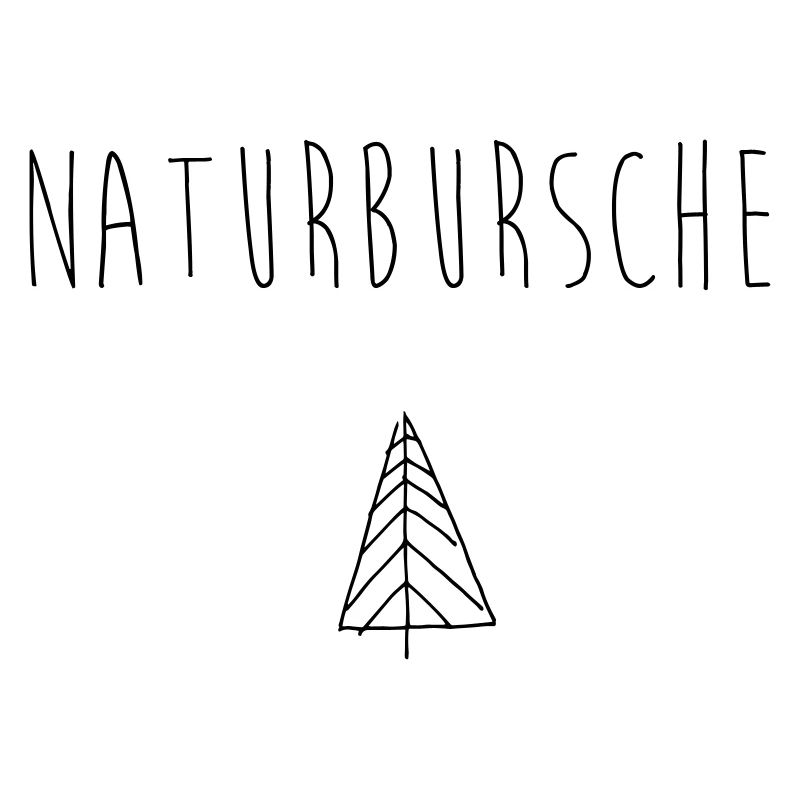 Naturbursche mit Baum schwarz Geschenkidee