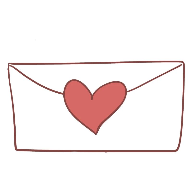 herz brief liebe