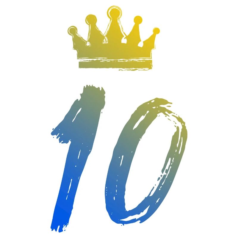 10 Zahl Krone