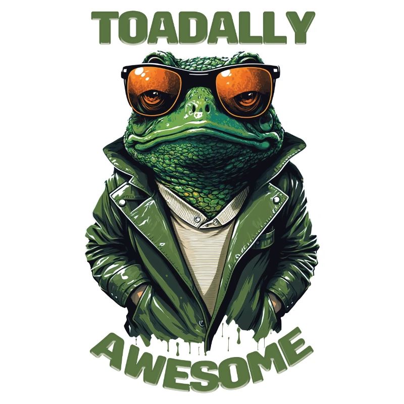 Toadally Awesome - Total Awesome Cool Toad