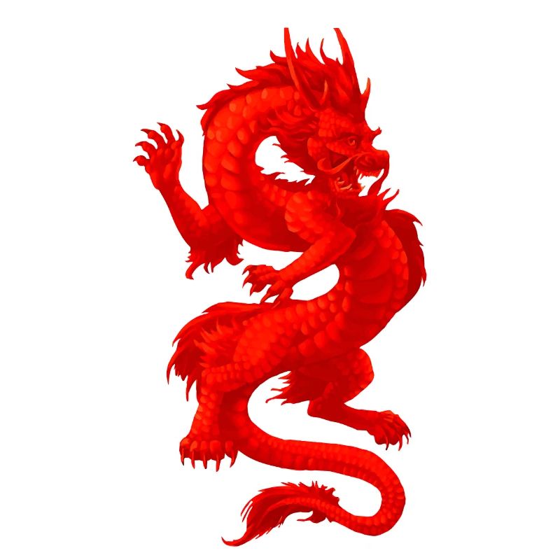 Leuchtender Drache