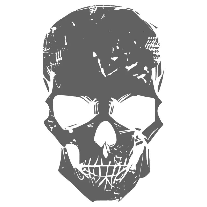 Schädel Grau