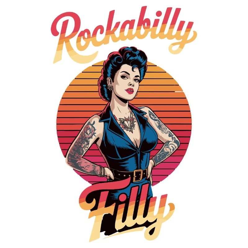 Rockabilly Filly Retro Vibes