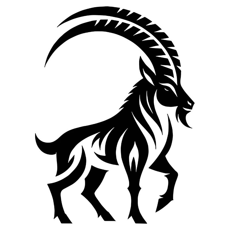 Sternzeichen Steinbock Tattoo