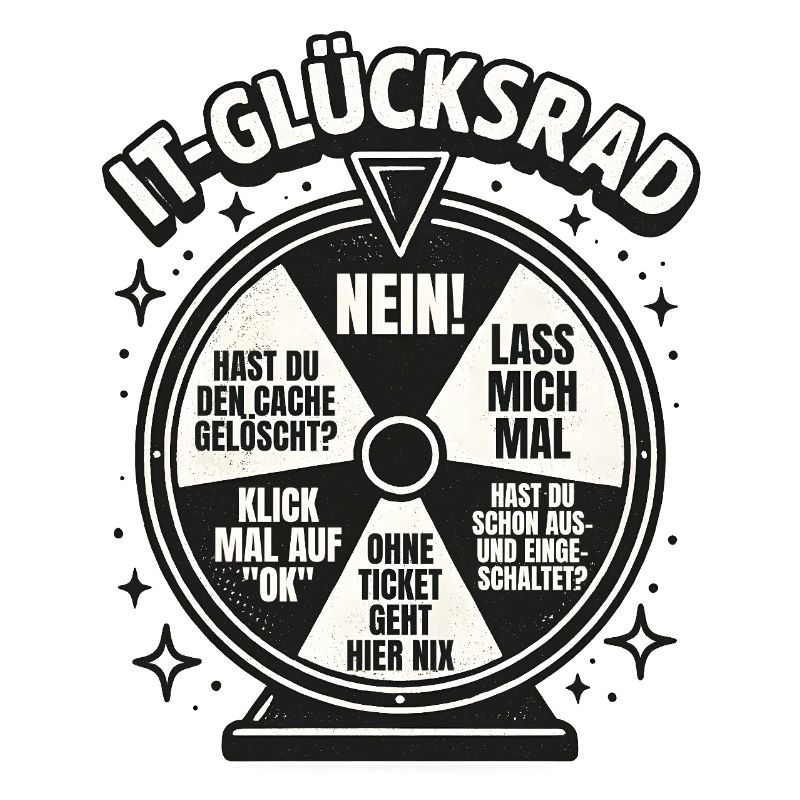 IT Support Glücksrad Service Desk IT Helpdesk