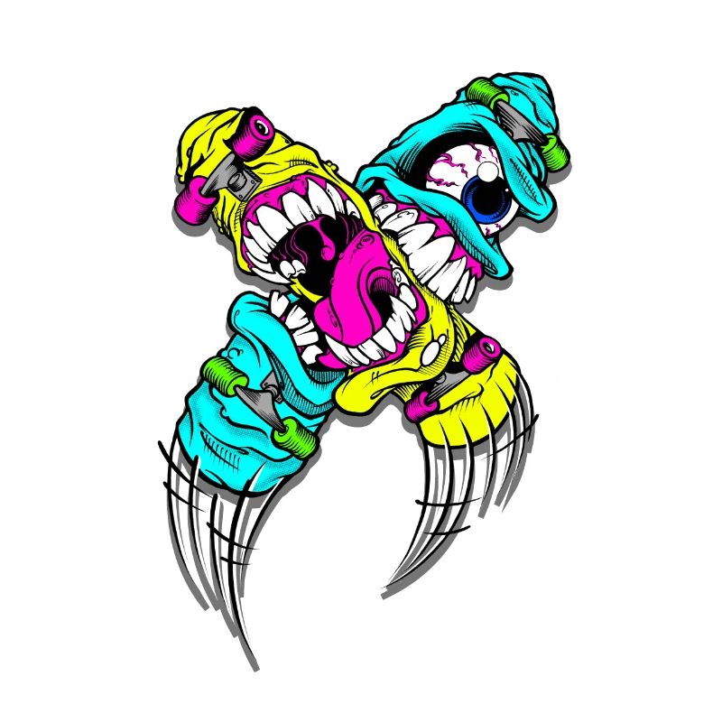 Skateboard Monsters