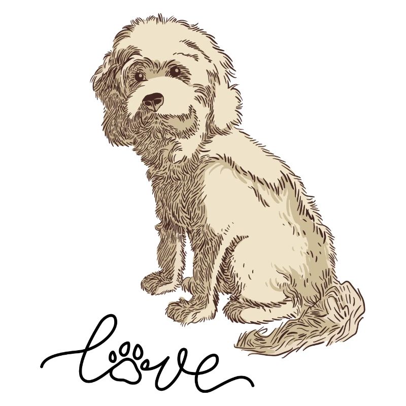 Cockapoo Cocker Spaniel Caniche Caniche miniature amour de chien