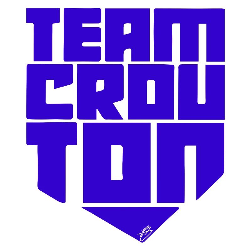 Team Crouton Blau