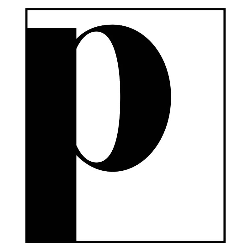 Buchstaben-Alphabet p