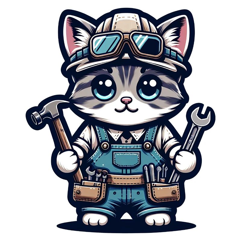 Cute Cat Craftsman