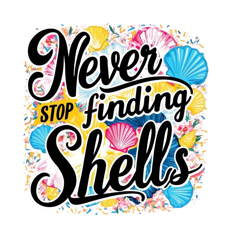 Never Stop Finding Shells Design