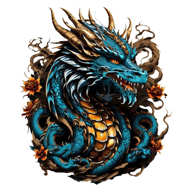 Mystischer Drache