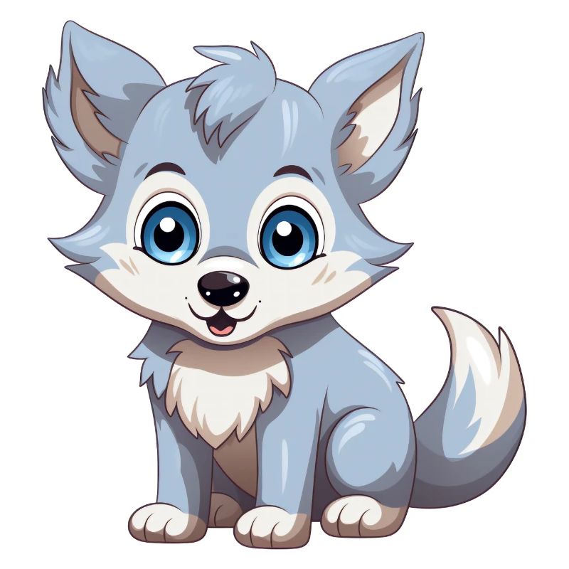 Süßes Wolfsjunges