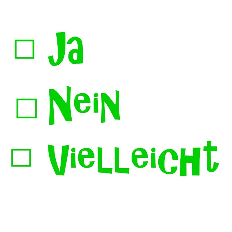 Ja Nein Vielleicht