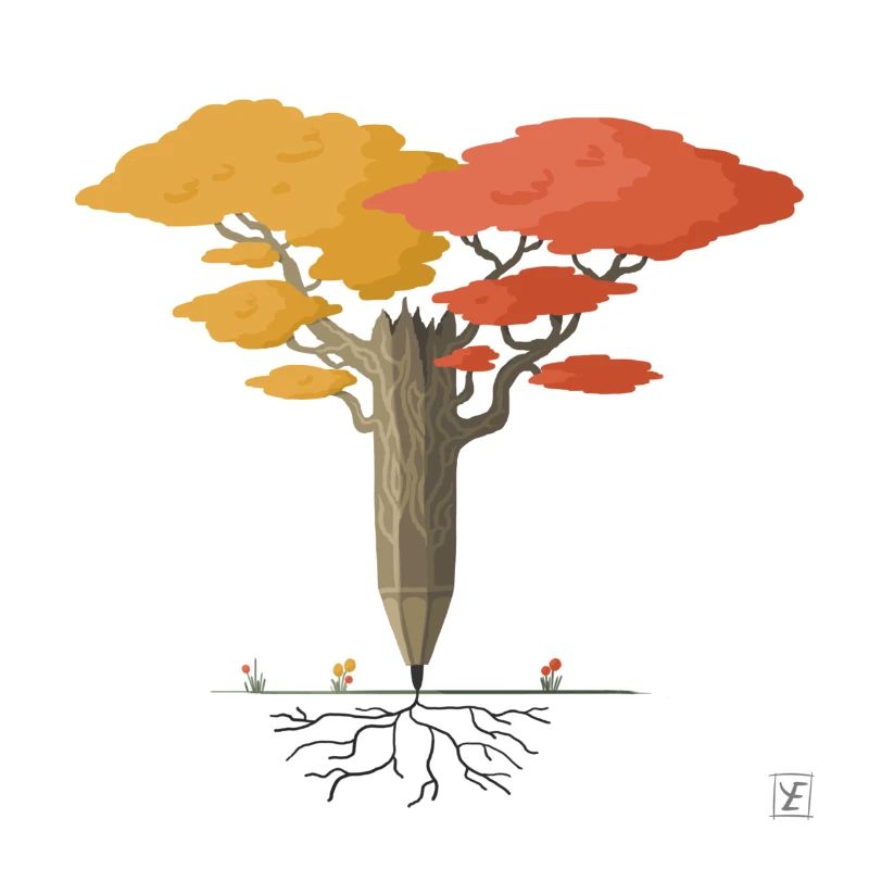 Baum des Schreibens