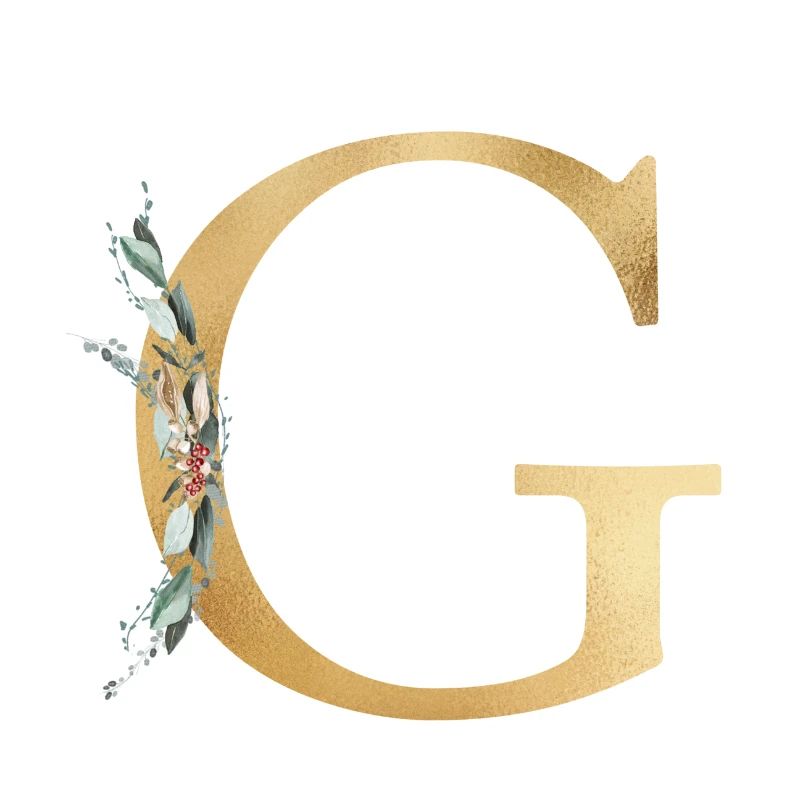 Personalisierbar Monogramm G