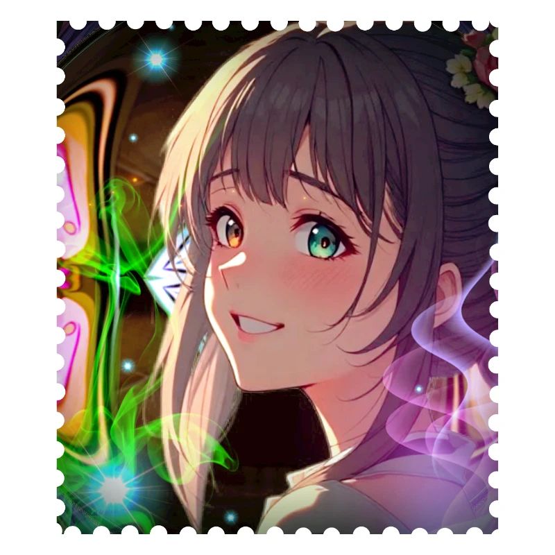 Magische Neontraumheldin