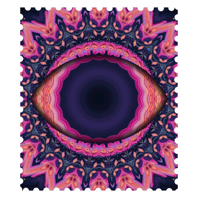 Psychedelic Eye Mandala