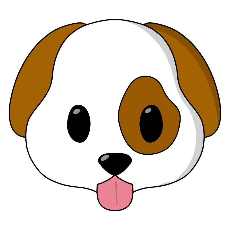 Gesicht Hunde-Emoji