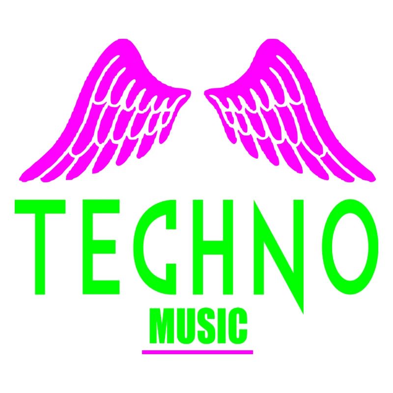 Engelsflügel der Techno-Musik