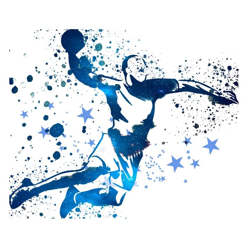 Handball, handballer, Beachhandball,Graffiti,stern