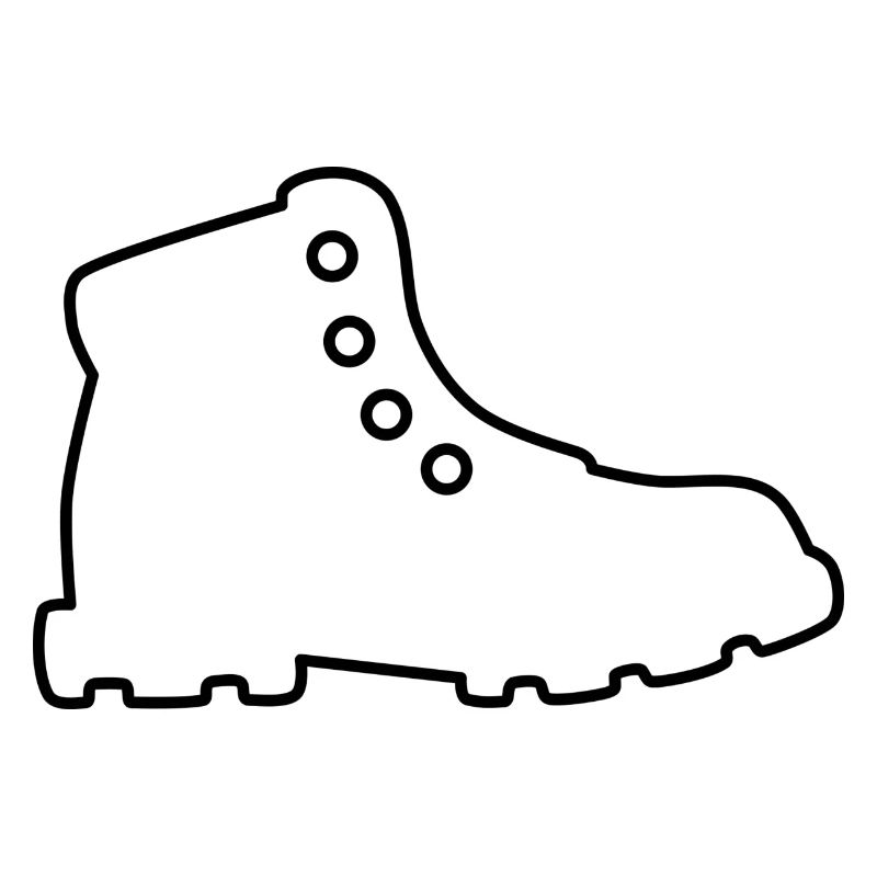 Wandschuh - schwarze Kontur