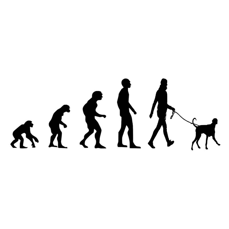 Hundehalter Hund Evolution