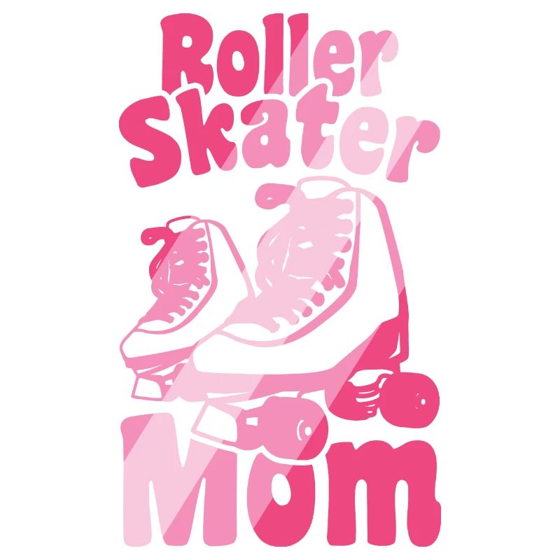 Rollschuhläufer Mama