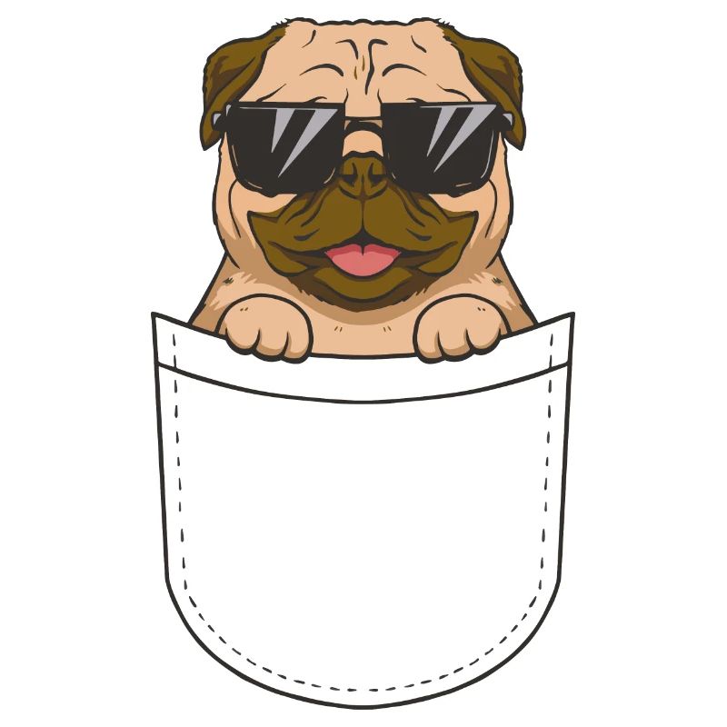 Pug Pocket Sonnenbrille