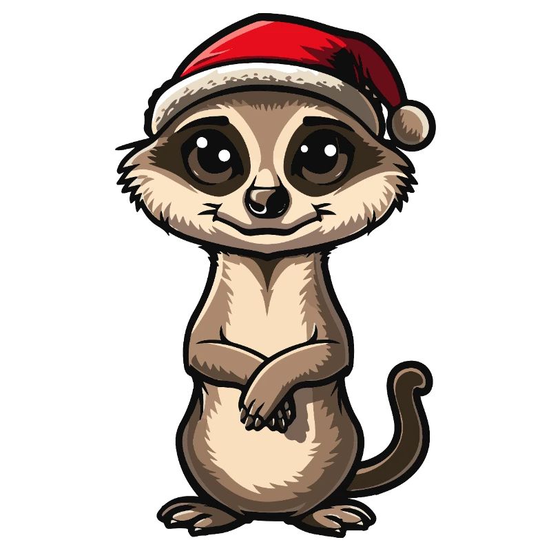 Erdmännchen Weihnachten